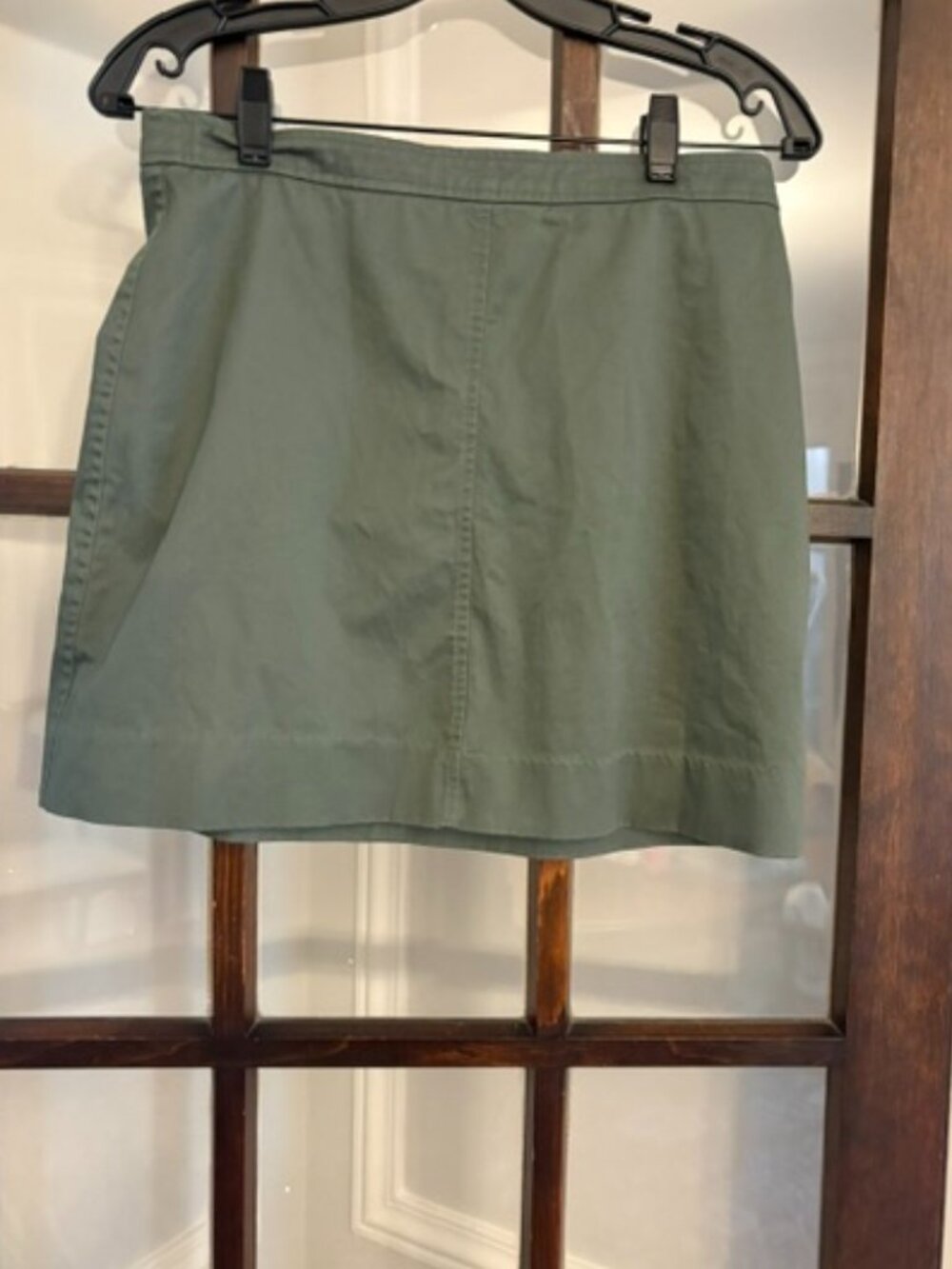 J.Crew Olive Green Mini Skirt, Size 4